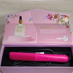 Chic Pink Hair Styling Iron